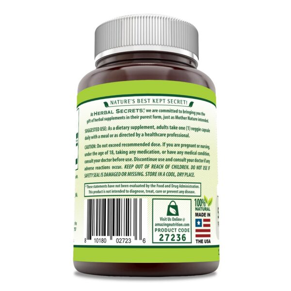 Detalle de etiqueta Quercetin 500 mg