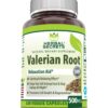Version 1.0.0 Herbal Secrets raíz de valeriana 500mg cápsulas vegetales envase
