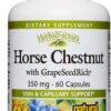 HerbalFactors Natural Factors suplemento castaño de indias y semilla de uva