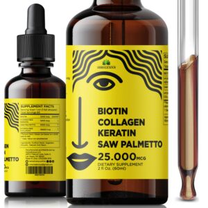 Frasco de HERBALICIOUS líquido de colágeno para cabello y uñas