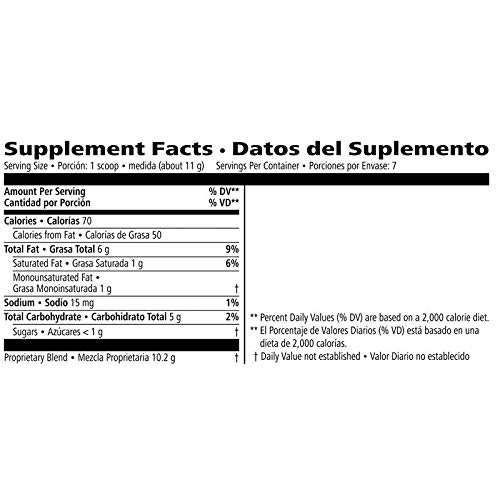 Detalle de etiqueta y especificaciones