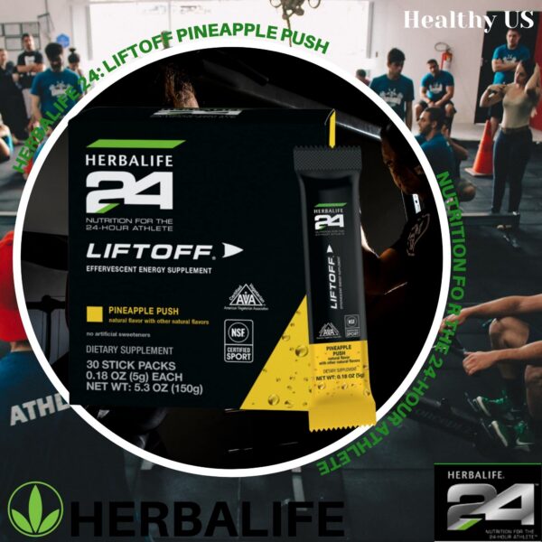 Version 1.0.0 Herbalife24 Liftoff suplemento energético atleta sabor piña