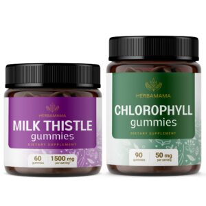 Gominolas Herbamama cardo mariano etiqueta