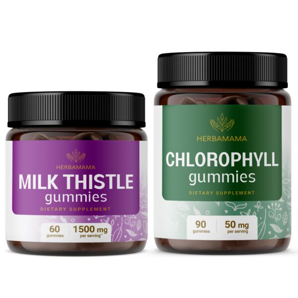 Gominolas Herbamama cardo mariano etiqueta