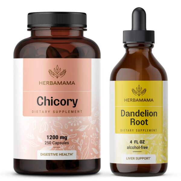 Version 1.0.0 Kit Herbamama cápsulas raíz de achicoria y tintura diente de león