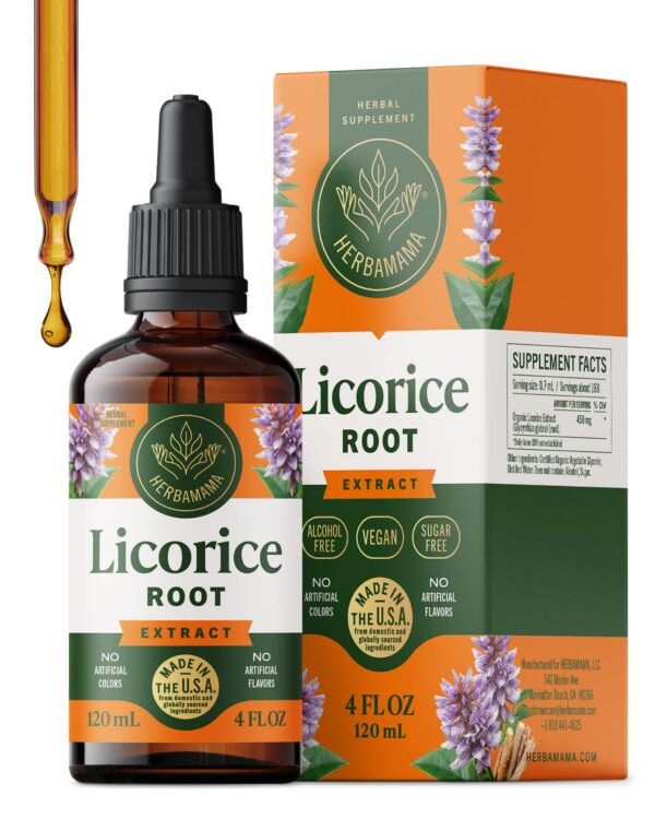 Botella de Licorice Root Drops - Herbamama