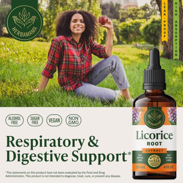 Etiqueta lateral de Licorice Root Drops