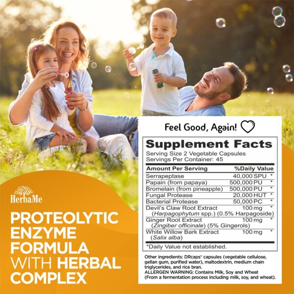 Primer plano de cápsulas HerbaMe