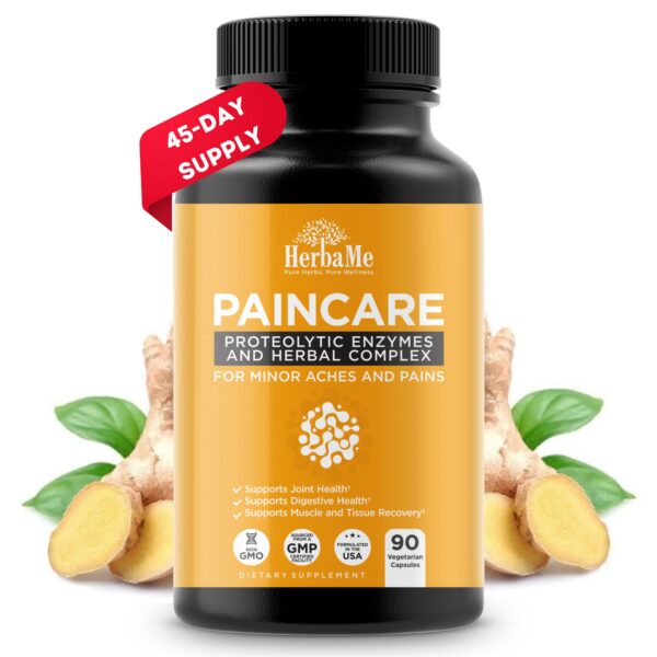 HerbaMe enzimas proteolíticas etiqueta frontal