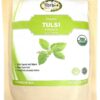 Polvo orgánico de tulsi Herbi+ en empaque resellable