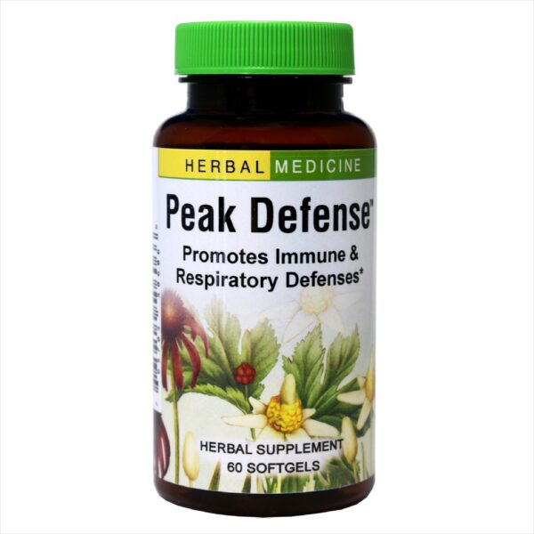 Herbs Etc Peak Defense suplemento herbal apoyo inmunológico 60 cápsulas