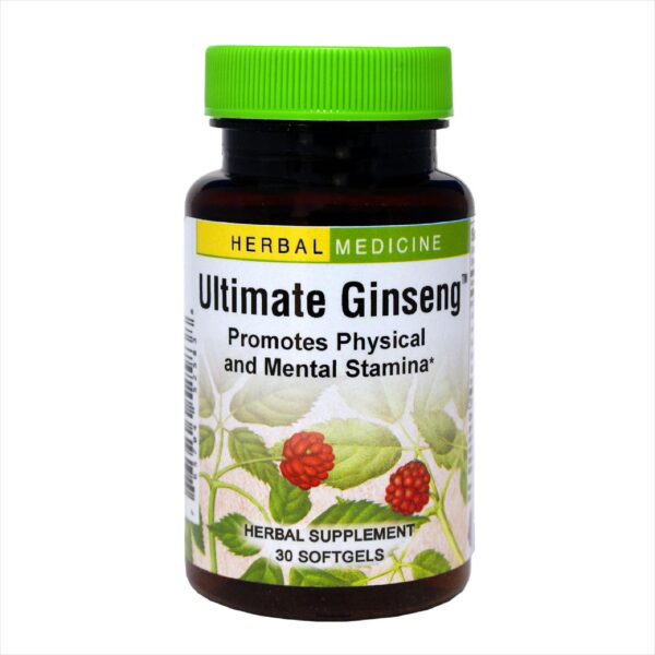 Herbs Etc Ultimate Ginseng cápsulas blandas energía natural