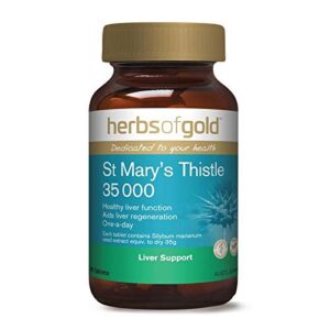 Herbs of Gold Cardo Mariano 35000 60 tabletas envase frontal