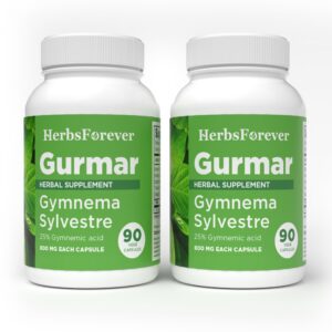 Herbsforever cápsulas Gurmar Gymnema Sylvestre 90 pack x2