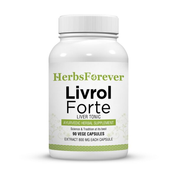Version 1.0.0 Frasco de Herbsforever Livrol Forte con 90 cápsulas soporte hepático