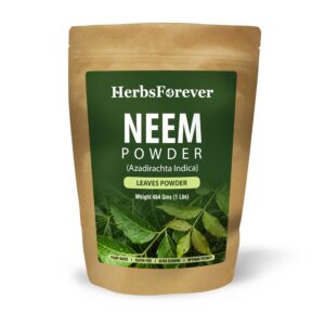 Version 1.0.0 HerbsForever polvo de neem orgánico ayurvédico 454 gramos