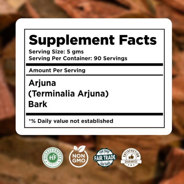 HerbsForever terminalia arjuna suplemento polvo natural