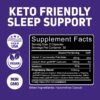 Herbtonics Keto Sleep combinación de melatonina y BHB.