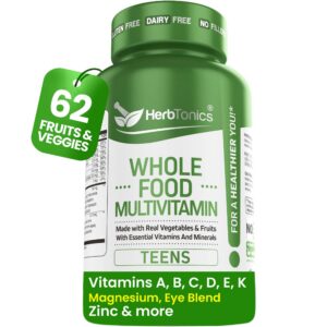 Herbtonics multivitamínico para adolescentes 60 cápsulas