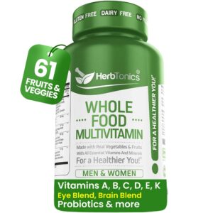 Herbtonics multivitamínico vegano 120 cápsulas adultos sin gluten