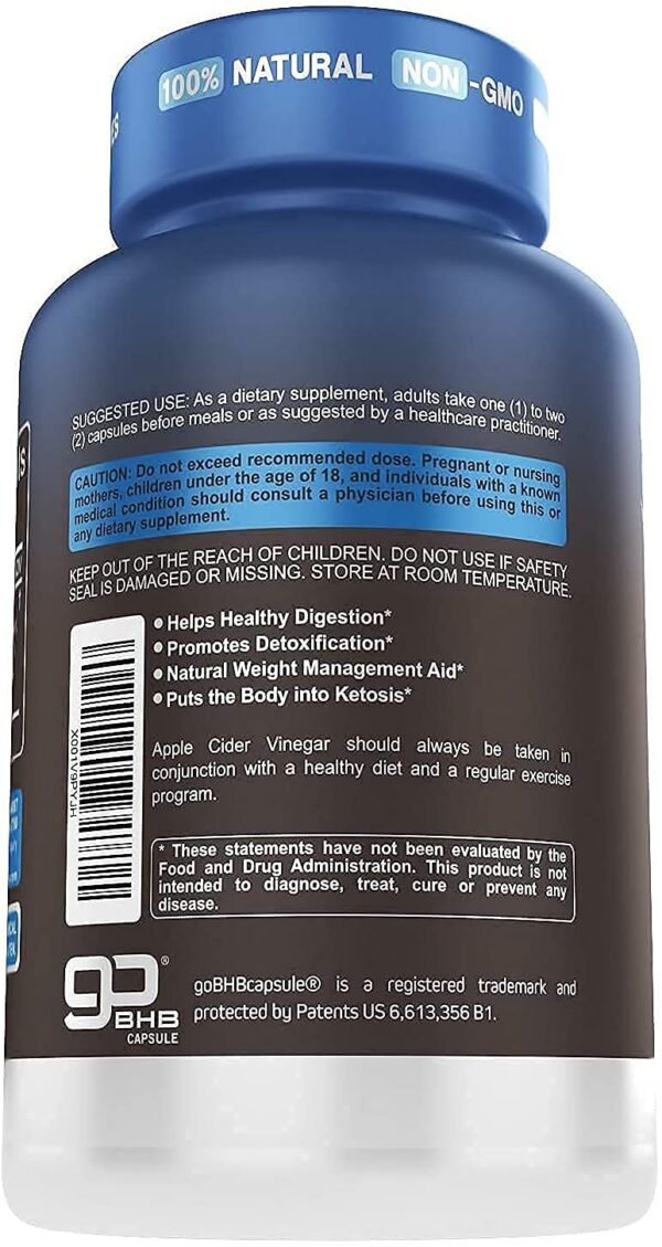 Capsulas Herbtonics vinagre sidra manzana