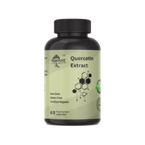 Frontal de etiqueta Heroot Quercetin Extract 60 cápsulas