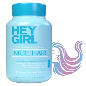 Frasco HEY GIRL NUTRITION cápsulas cabello