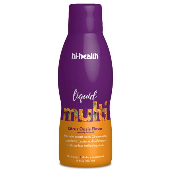 Hi-Health multivitamínico líquido sabor Citrus Oasis botella