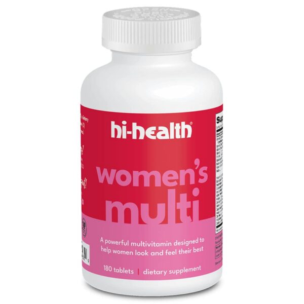 Version 1.0.0 Hi-Health multivitamínico para mujeres 180 tabletas