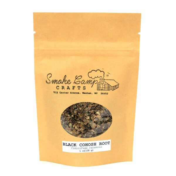 Version 1.0.0 Hierba cohosh negro seca Smoke Camp Crafts 1 oz empaquetada a mano