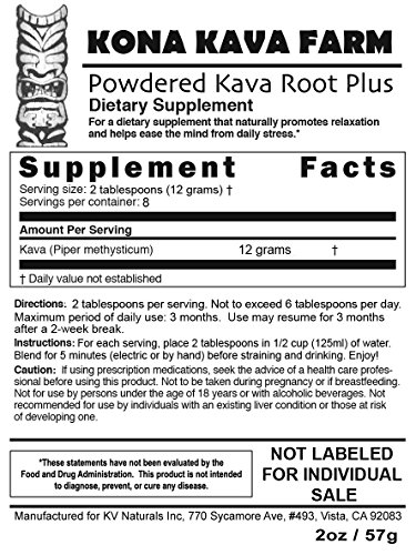 Hierba de limón añadida al kit básico Kava Kava para sabor tradicional