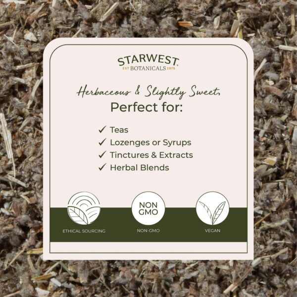 Corte y tamizado de hierba de marrubio orgánica 4 oz Starwest