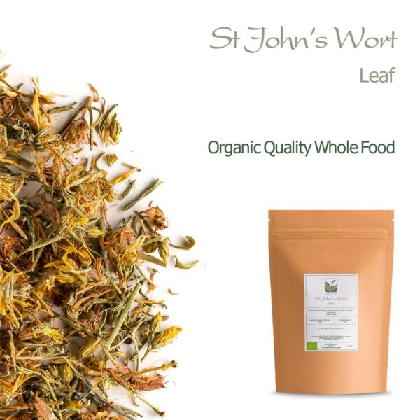 Hierba de san juan recogida y seleccionada para té herbal