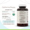 Hierba seca y flor para suplemento HerbEra Amapola de California