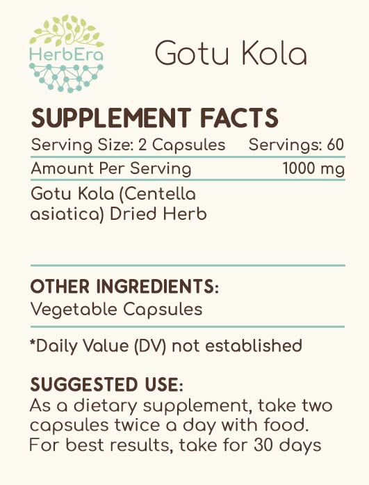 Hierba secada centella asiática HerbEra