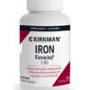 Suplemento hierro Ferrochel 5mg Kirkman 120 cápsulas