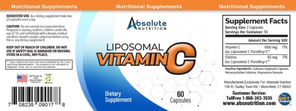 High potency Vitamin C capsules