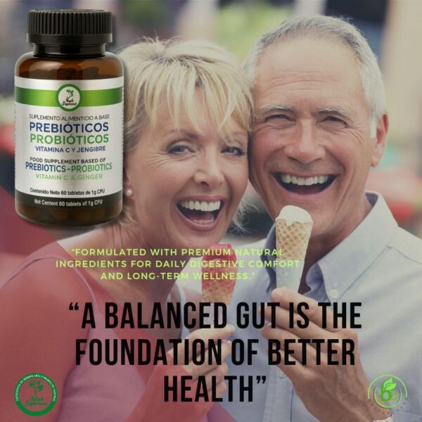 Etiqueta de información de Lactobacillus y Bifidobacterium