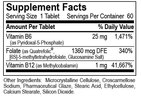 Hillestad Active B12 B6 Folate caja y frasco