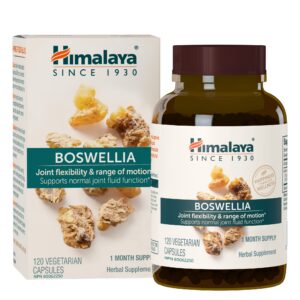 Himalaya Boswellia cápsulas etiqueta frontal