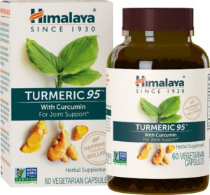 Suplemento Himalaya Cúrcuma 95 600 mg en cápsulas