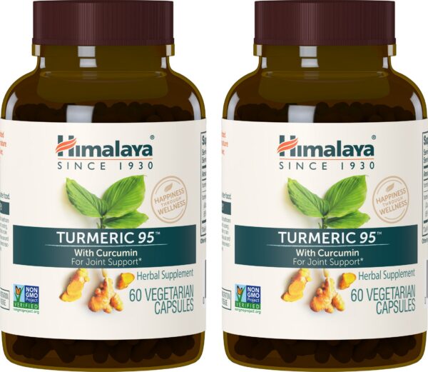 Himalaya cúrcuma 95 suplemento 60 cápsulas frasco