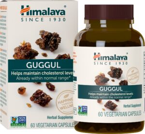 Version 1.0.0 Himalaya Guggul frenta de frasco
