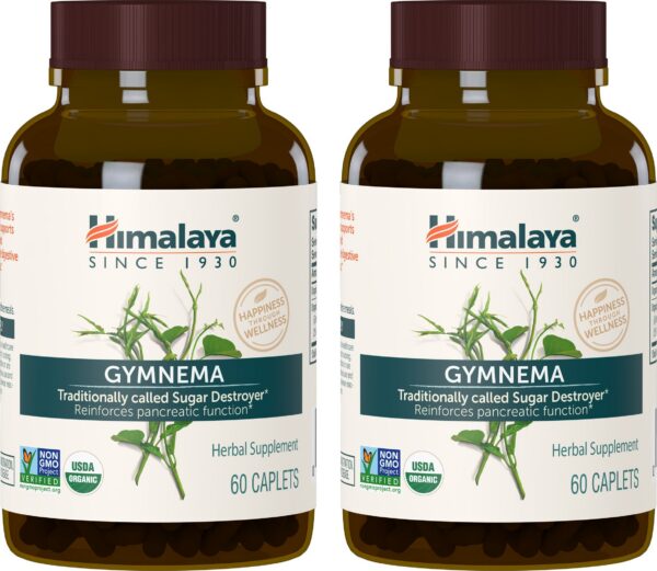 Himalaya Organic Gymnema suplemento herbal orgánico 700 mg