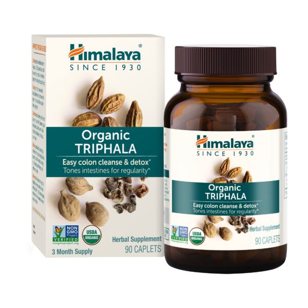 Himalaya orgánico Triphala suplemento digestivo 90 tabletas