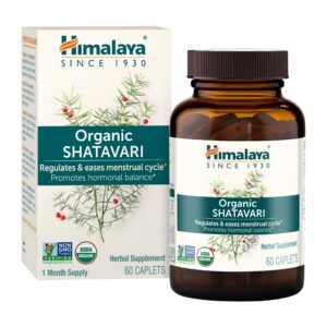 Frente de envase Himalaya Shatavari orgánico