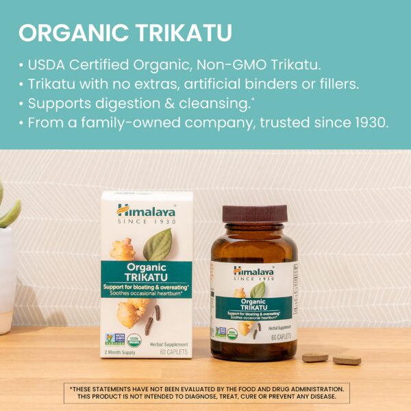 Envase Himalaya Trikatu orgánico 60 tabletas