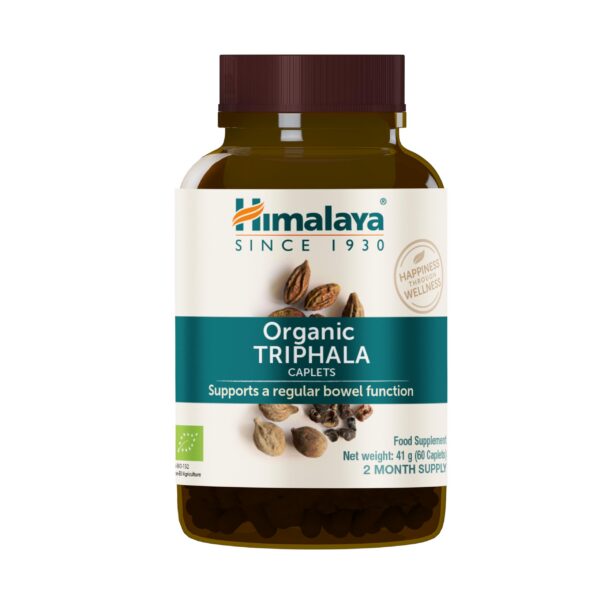 Version 1.0.0 Himalaya Triphala orgánico suplemento digestión limpieza colon natural