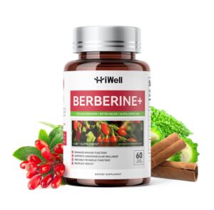 Version 1.0.0 HiWell botella suplemento berberina y canela de Ceilán 60 cápsulas