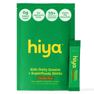 Version 1.0.0 Frente de HIYA Greens Sticks para niños